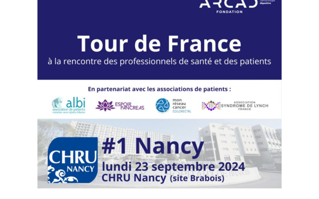 Le Tour de France de la Fondation A.R.CA.D – 1ère étape au CHRU de Nancy