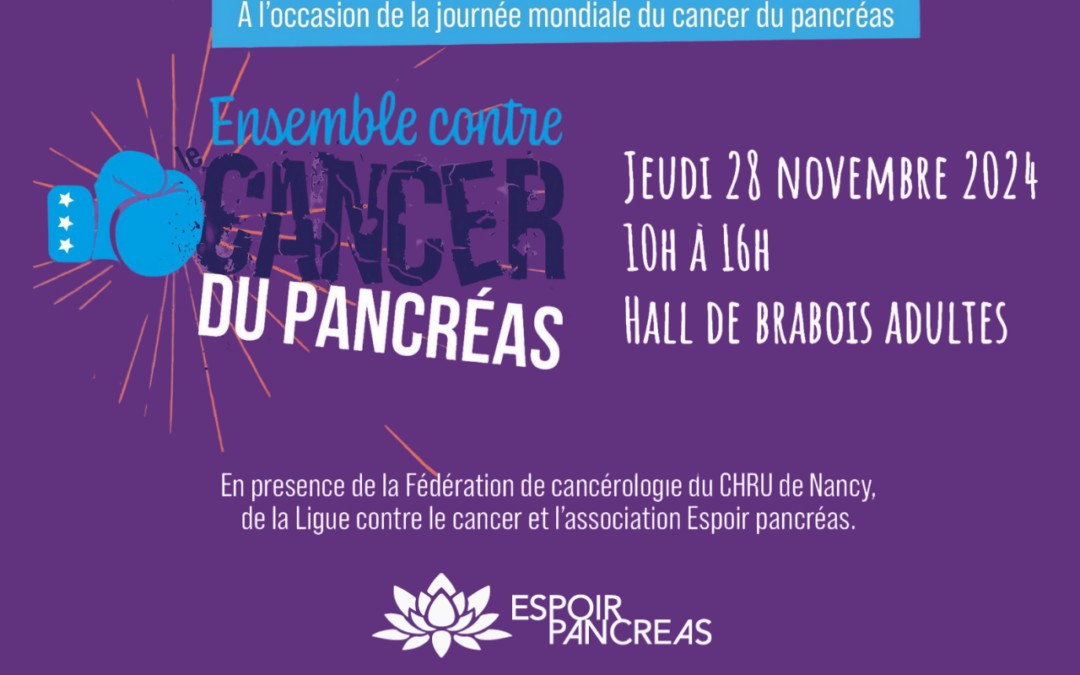 Journée cancer pancréas CHRU Nancy – Brabois